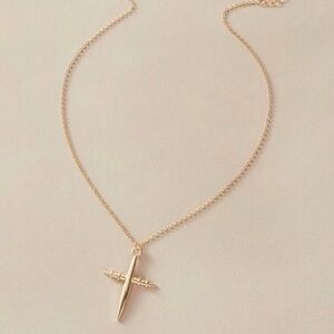 3/$30 💛 Airplane Pendant Necklace